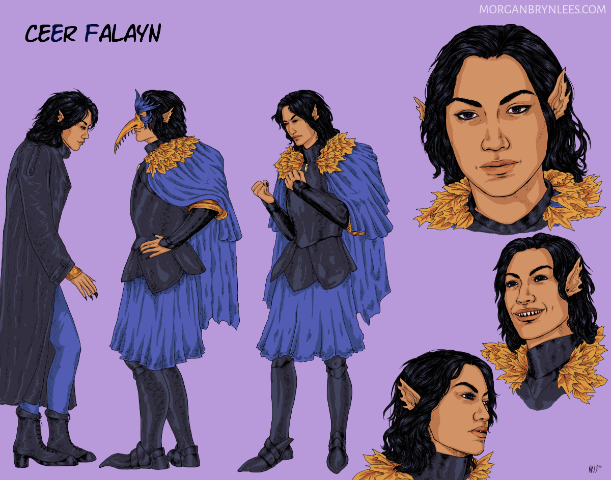 Verdant Shadows Reference Sheet: Ceer